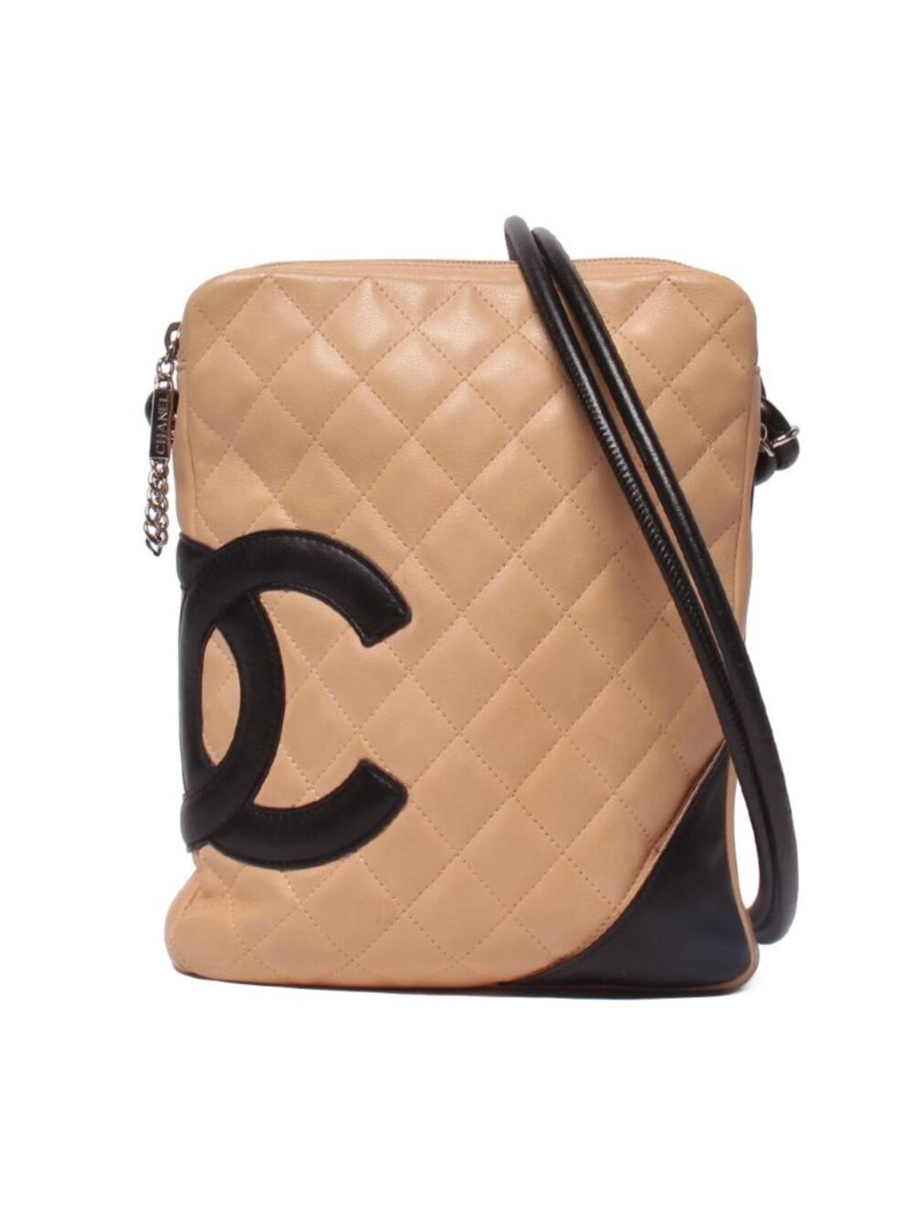Chanel Shoulder Bag Crossbody Lambskin Cambon Line